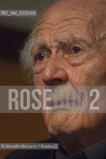 Turin, 2015. Polish sociologist Zygmunt Bauman / Torino, 2015. Il sociologo Zygmunt Bauman - ©Marcello Mencarini/Rosebud2