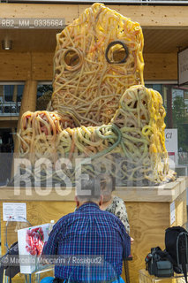 Milan Expo 2015. Work Senzafine Unica by Italian artist Gaetano Pesce (2010) / Expo Milano 2015. Lopera Senzafine unica di Gaetano Pesce - ©Marcello Mencarini/Rosebud2