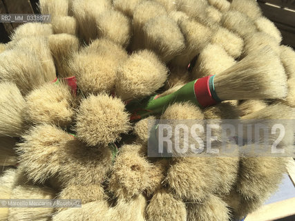 Vintage objects at brocante market at LIsle sur la Sorgue, France: shaving brushes / Oggetti dantiquariato al mercato brocante di LIsle sur la Sorgue, Francia: pennelli da barba.  - ©Marcello Mencarini/Rosebud2