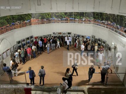 Perpignan, France, 2015. Visa pour limage, International Festival of Photojournalism: Fleuve Congo, Reportage au Coeur dune Légende, Pascal Maistres exhibition at the Couvent des Minimes / Perpignan, Francia, 2015. Visa pour limage, Festival internazionale del fotogiornalismo: Fleuve Congo, Reportage au Coeur dune Légende, mostra di Pascal Maistre al Couvent des Minimes  - ©Marcello Mencarini/Rosebud2