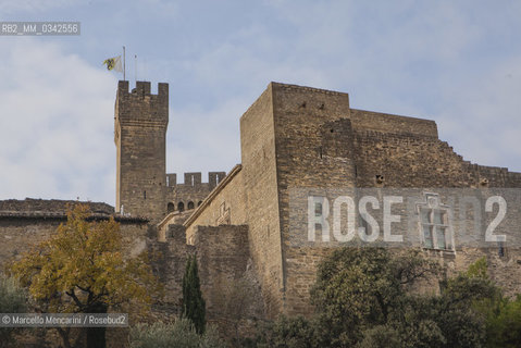 Il Castello de lEmperi, IX Secolo, costruito sulla roccia di Puech che domina la grande pianura della Crau, nel comune di Salon de Provence (Francia). Qui furono ospitati la regina Caterina de Medici e suo figlio Carlo IX, quando fecero visita a Nostradamus nel 1564. Oggi è un museo  /  The Château de lEmpéri, a 9th-century castle built on the rock of Puech which dominates the plain of Crau in the commune of Salon-de-Provence (France). Here were hosted Queen Catherine de Medici and his son Charles IX, when they visited Nostradamus in 1564. Now it is a museum - ©Marcello Mencarini/Rosebud2