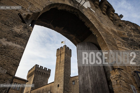 Il Castello de lEmperi, IX Secolo, costruito sulla roccia di Puech che domina la grande pianura della Crau, nel comune di Salon de Provence (Francia). Qui furono ospitati la regina Caterina de Medici e suo figlio Carlo IX, quando fecero visita a Nostradamus nel 1564. Oggi è un museo  /  The Château de lEmpéri, a 9th-century castle built on the rock of Puech which dominates the plain of Crau in the commune of Salon-de-Provence (France). Here were hosted Queen Catherine de Medici and his son Charles IX, when they visited Nostradamus in 1564. Now it is a museum - ©Marcello Mencarini/Rosebud2