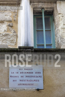 Saint Rémy de Provence, casa natale di Nostradamus (Michel de Nostredame, 1506-1566), medico e astrologo, famoso per le sue Profezie / Saint-Rémy-de-Provence, native house of Nostradamus (Michel de Nostredame, 1506-1566), physician and astrologer famous for his prophecies - ©Marcello Mencarini/Rosebud2