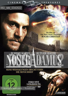 Manifesto tedesco di Nostradamus, film sulla vita di Nostradamus diretto da Roger Christian nel 1994  /  German poster of Nostradamus, a 1994 biographical film about Nostradamus, directed by Roger Christian - Marcello Mencarini Historical Archives
 ©Marcello Mencarini/Rosebud2