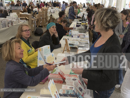 Montpellier, May 29, 2016. Florence Vertanessian signing her books at the 31th edition of Comédie du Livre  / Montpellier, 29 maggio 2016. Florence Vertanessian firma libri alla 31a edizione dellsa Comedie du livre - ©Marcello Mencarini/Rosebud2