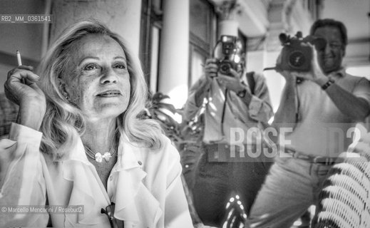 Venice Film festival 1992. French actress Jeanne Moreau / Mostra del Cinema dii Venezia 1992. Lattrice Jeanne Moreau - ©Marcello Mencarini/Rosebud2