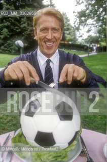 Italian sport journalist Aldo Biscardi, 1990 / Il giornalista sportivo Aldo Biscardi, 1990 - ©Marcello Mencarini/Rosebud2