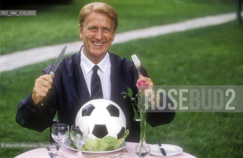 Italian sport journalist Aldo Biscardi, 1990 / Il giornalista sportivo Aldo Biscardi, 1990 - ©Marcello Mencarini/Rosebud2