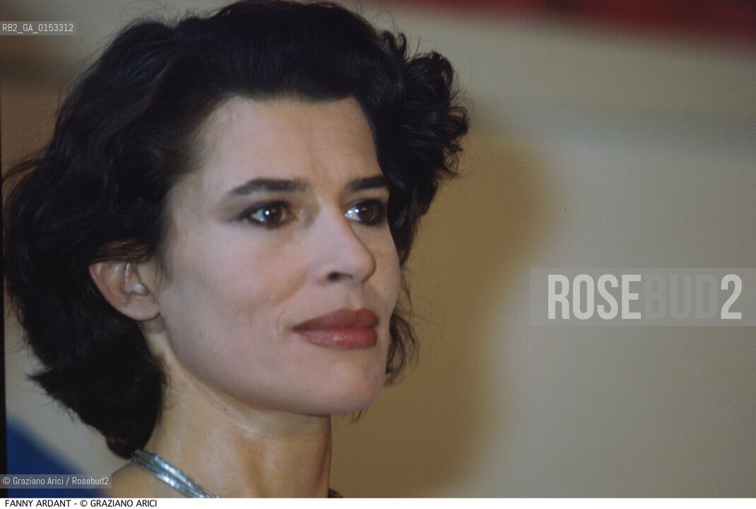 - Venezia,1988.Festival Internazionale dArte Cinematografica di Venezia.Ritratto dellattrice Fanny Ardant Cinema ritratto attrice - Venice,1988.Venice International Film Festival.Portrait of the actress Fanny Ardant ©Graziano Arici/Rosebud2
