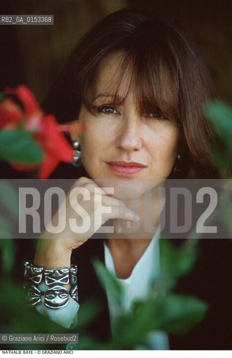 - Venezia, 1990. 42a Mostra Internazionale dArte Cinematografica. Lattrice Nathalie Baye. Cinema attrice ritratto.- Venice, 1990. 42th Venice Film Festival. Portrait of the actress Nathalie Baye ©Graziano Arici/Rosebud2