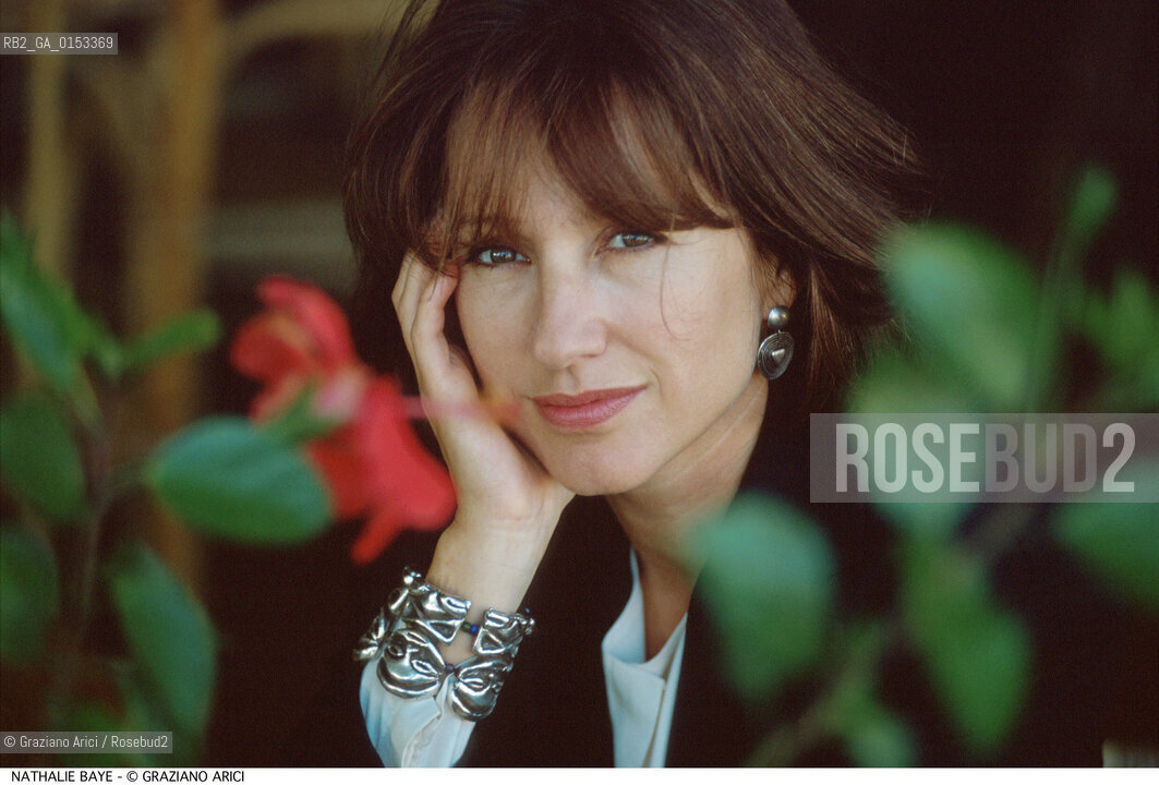 - Venezia, 1990. 42a Mostra Internazionale dArte Cinematografica. Lattrice Nathalie Baye. Cinema attrice ritratto.- Venice, 1990. 42th Venice Film Festival. Portrait of the actress Nathalie Baye ©Graziano Arici/Rosebud2