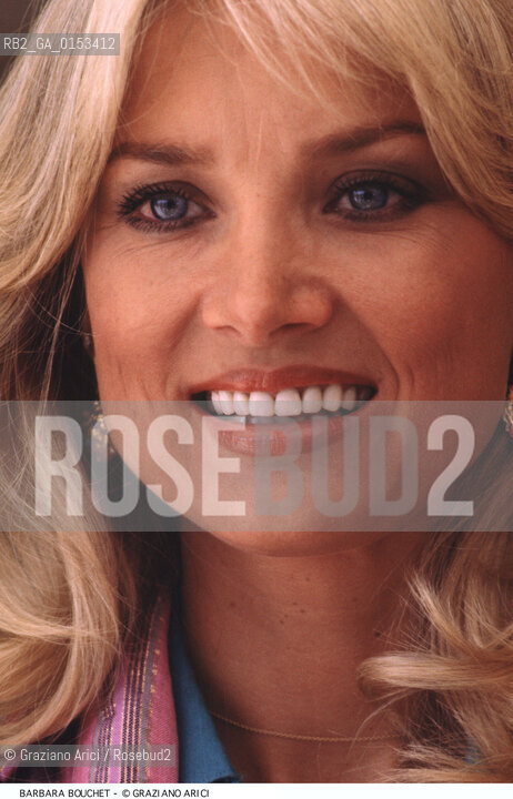 - Venezia,1987.Festival Internazionale dArte Cinematografica di Venezia.Ritratto dellattrice Barbara Bouchet Cinema ritratto attrice - Venice,1987.Venice International Film Festival.Portrait of the actress Barbara Bouchet ©Graziano Arici/Rosebud2