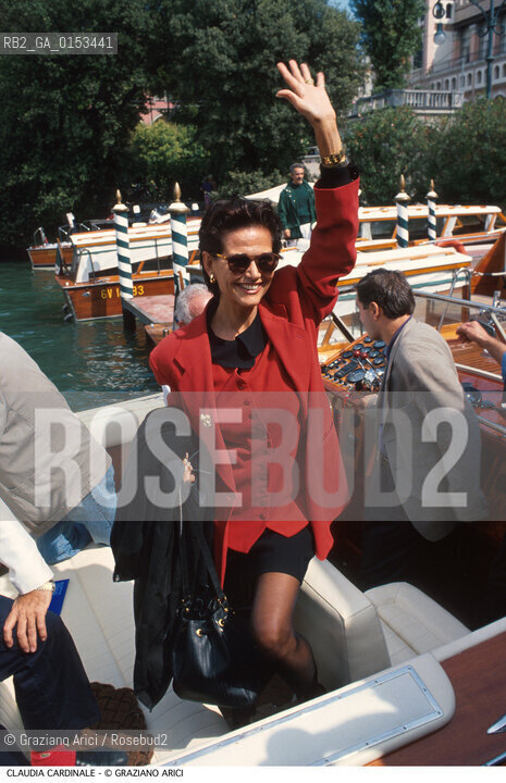 - Venezia, 1996.Festival Internazionale dArte Cinematografica di Venezia.Ritratto dellattrice Claudia Cardinale Cinema ritratto attrice .- Venice,1996 Venice International Film Festival.Portrait of the actress Claudia Cardinale ©Graziano Arici/Rosebud2