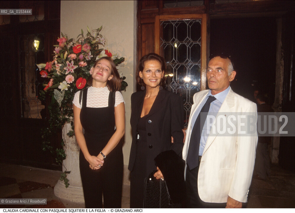 - Venezia, 1998.Festival Internazionale dArte Cinematografica di Venezia.Ritratto dellattrice Claudia Cardinale con il marito il regista Pasquale Squitieri  Cinema ritratto attrice regista coppia.- Venice,1998.Venice International Film Festival.Portrait of the actress Claudia Cardinale with her husband Pasquale Squitieri ©Graziano Arici/Rosebud2