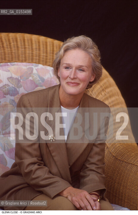- Venezia,1993.Festival Internazionale dArte Cinematografica di Venezia.Ritratto dellattrice Glenn Close Cinema ritratto attrice - Venice,1993.Venice International Film Festival.Portrait of the actress Glenn Close ©Graziano Arici/Rosebud2