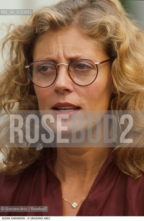 - Venezia,1994.Festival Internazionale dArte Cinematografica di Venezia.Ritratto dellattrice Susan Sarandon alias Susan Abigail Tomalin Cinema ritratto attrice produttrice - Venice,1994.Venice International Film Festival.Portrait of the actress and producer Susan Sarandon alias Susan Abigail Tomalin ©Graziano Arici/Rosebud2