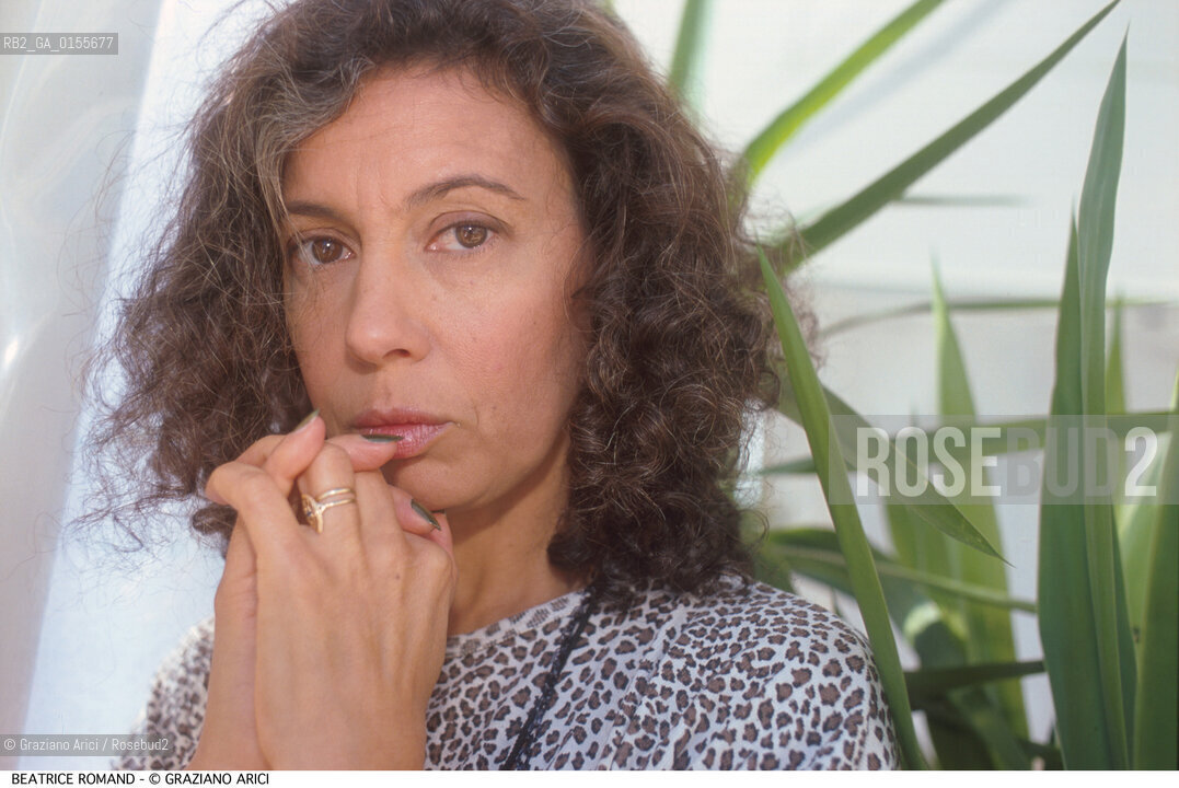 - Venezia, 1998. 55°Festival Internazionale dArte Cinematografica di Venezia.Ritratto dellattrice Béatrice Romand  Cinema ritratto attrice.- Venice,1998. 55th Venice International Film Festival.Portrait of the actress Béatrice Romand  ©Graziano Arici/Rosebud2