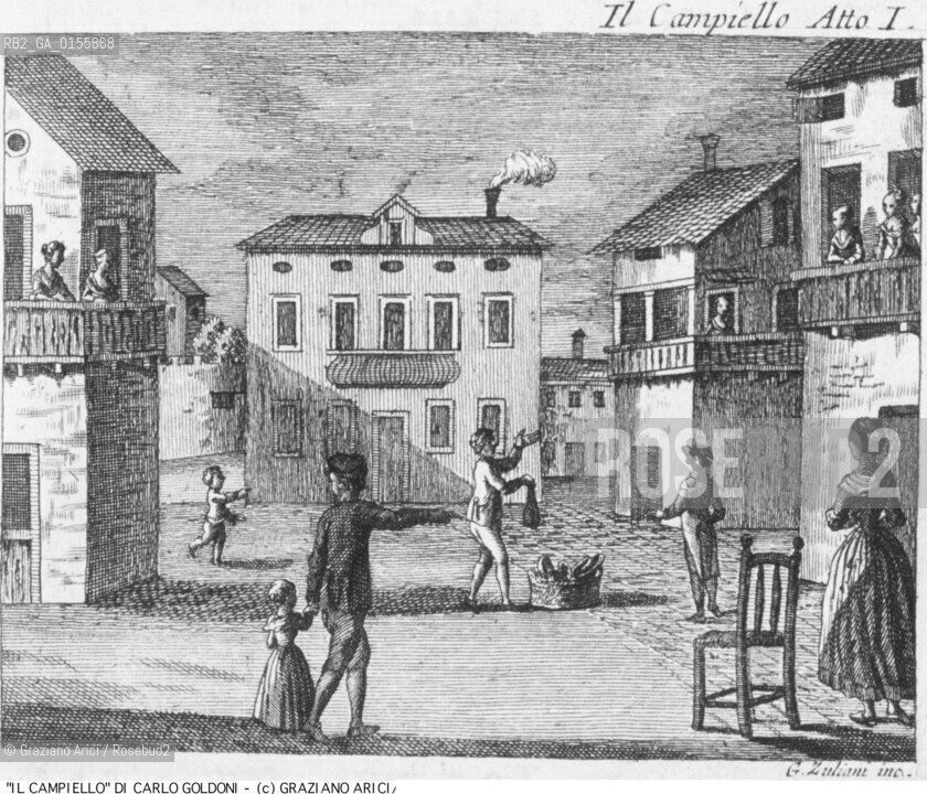 -STAMPA PER LA COMMEDIA IL CAMPIELLO (1755-56) DI CARLO GOLDONI. COMMEDIA STAMPA EDIZIONE.- PRINT FOR COMEDY IL CAMPIELLO (1755-56)BY CARLO GOLDONI.- ARCHIVIO ©Graziano Arici/Rosebud2 La cessione dei diritti di questa immagine si intende per quanto di nostra competenza. Non comprende invece le eventuali spese  relative a diritti che potranno essere richiesti dagli Enti o persone fisiche cui appartengono eventualmente i soggetti  ripresi. Tali costi, ove necessari, e l’espletamento di qualsivoglia pratica di richiesta di concessione del permesso di pubblicazione sono esclusivamente a carico e a cura del soggetto acquirente di questa immagine.