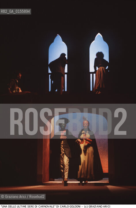 -VENEZIA,1993.COMMEDIA UNA DELLE ULTIME SERE DI CARNOVALE RAPPRESENTATA AL TEATRO GOLDONI CON LA REGIA DI MAURIZIO SCAPARRO. COMMEDIA GOLDONI TEATRO RAPPRESENTAZIONE.-VENICE,1993.COMEDY UNA DELLE ULTIME SERE DI CARNOVALE REPRESENTED AT THE GOLDONI THEATER DIRECTED BY MAURIZIO SCAPARRO  ©Graziano Arici/Rosebud2 .