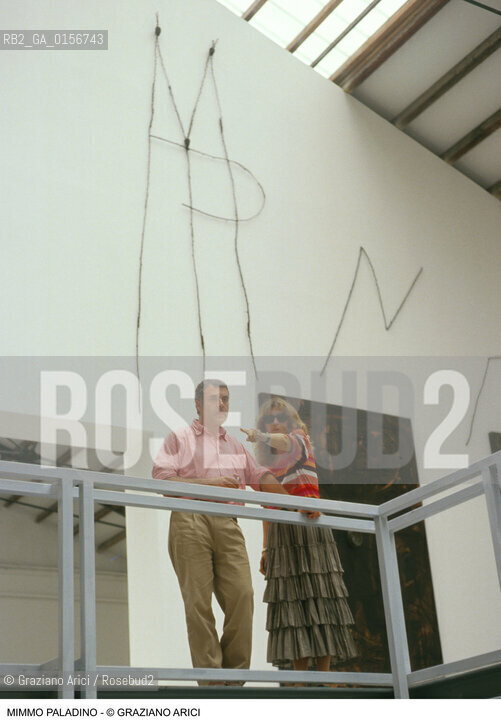 Nome: .PALADINO MIMMO.Descrizione: .ARTE BIENNALE.Credit: ©Graziano Arici/Rosebud2 / Costo: .A.Nazione: .ITALIA.Cittˆ: .VENEZIA.Data: .1988.