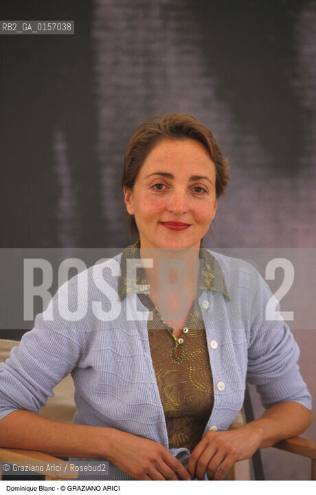 Nome:.BLANC DOMINIQUE.Descrizione:.CINEMA ATTRICE.Credit:.©Graziano Arici/Rosebud2 Costo:.A.Nazione:.FRANCIA.Cittˆ:..Data:.1999.