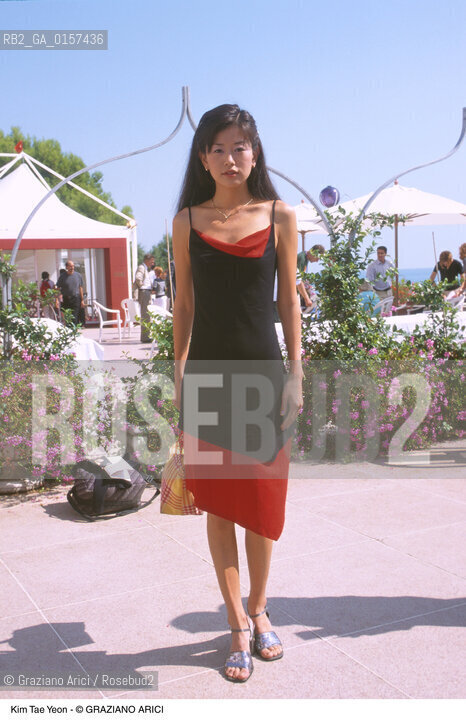 Nome:.KIM TAE YEON.Descrizione:.CINEMA ATTRICE / MOSTRA DEL CINEMA.Credit:.©Graziano Arici/Rosebud2 Costo:.A.Nazione:.COREA.Cittˆ:..Data:.1999.