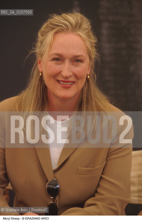 Nome:.STREEP MERYL.Descrizione:.CINEMA ATTRICE.Credit:.©Graziano Arici/Rosebud2 Costo:.A.Nazione:.USA.Cittˆ:..Data:.1999.