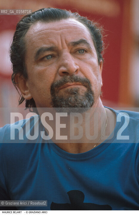 Caption: Nome: .BEJART MAURICE.Descrizione: .DANZA COREOGRAFO .Credit: ©Graziano Arici/Rosebud2 / rosebud2.Costo: .A.Nazione: .FRANCIA.Cittˆ: .VENEZIA.Data: .1979