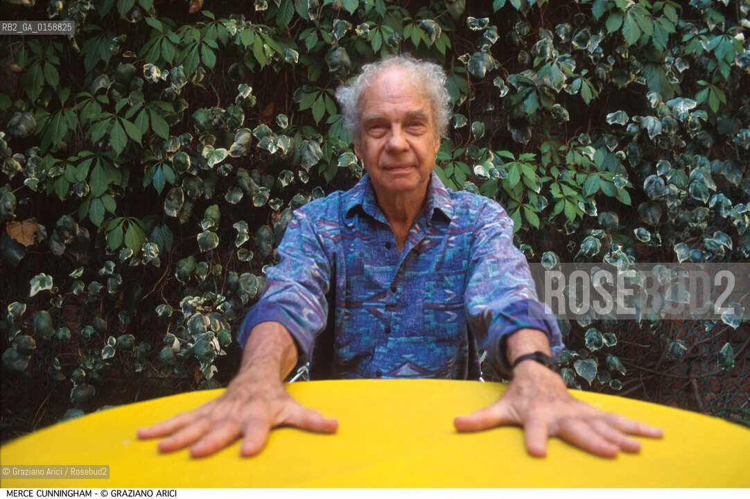Caption: Nome: .CUNNINGHAM MERCE.Descrizione: .DANZA MODERNA COREOGRAFO.Credit: ©Graziano Arici/Rosebud2 Costo: .A.Nazione: .USA.Cittˆ: ..Data: .1995