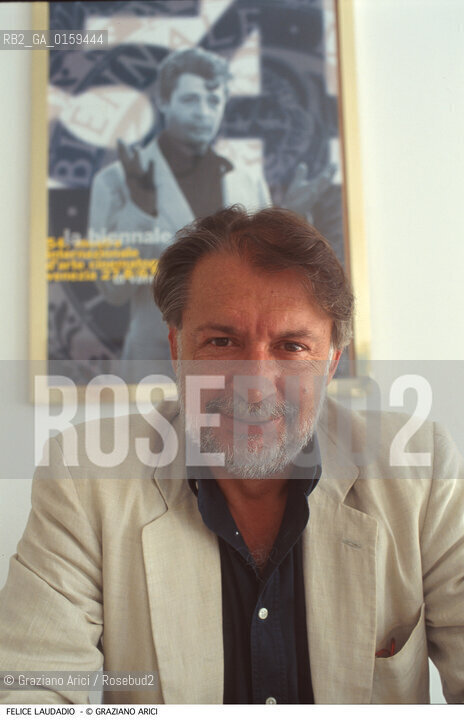 Caption: Nome: .LAUDADIO FELICE.Descrizione: .CINEMA CRITICO DIRETTORE MOSTRA.Credit: ©Graziano Arici/Rosebud2 Costo: .A.Nazione: .ITALIA.Cittˆ: ..Data: .1997