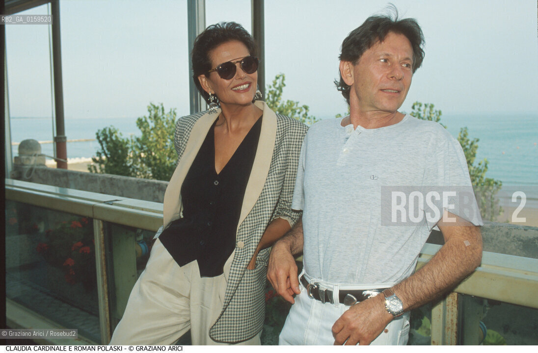 Caption: Nome: .CARDINALE CLAUDIA.Descrizione: .CINEMA ATTRICE/CON IL REGISTA ROMAN POLANSKI ALLA MOSTRA DEL CINEMA DI VENEZIA.Credit: ©Graziano Arici/Rosebud2 / Costo: .A.Nazione: .ITALIA.Cittˆ: ..Data: .1996