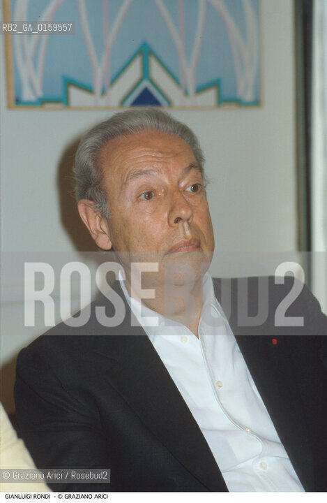 Caption: Nome: .RONDI GIANLUIGI.Descrizione: .CINEMA CRITICO.Credit: ©Graziano Arici/Rosebud2 / Costo: .A.Nazione: .ITALIA.Cittˆ: ..Data: .1993