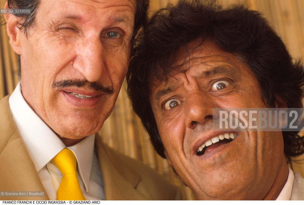 Caption: Nome: .FRANCHI FRANCO CICCIO INGRASSIA.Descrizione: .CINEMA TELEVISIONE ATTORI COMICI.Credit: ©Graziano Arici/Rosebud2 / Costo: .A.Nazione: .ITALIA.Cittˆ: ..Data: .1984