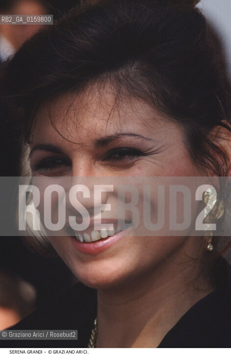 Nome: .GRANDI SERENA.Descrizione: .CINEMA ATTRICE.Credit: ©Graziano Arici/Rosebud2 / Costo: .A.Nazione: .ITALIA.Cittˆ: .VENEZIA.Data: .1989.