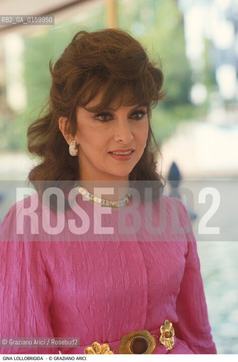 Caption: Nome: .LOLLOBRIGIDA GINA.Descrizione: .CINEMA ATTRICE.Credit: ©Graziano Arici/Rosebud2 / Costo: .A.Nazione: .ITALIA.Cittˆ: ..Data: .1992