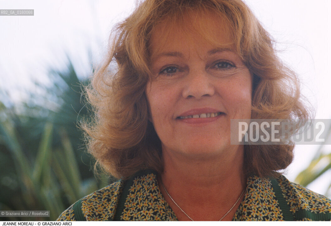 Caption: Nome: .MOREAU JEANNE.Descrizione: .CINEMA ATTRICE.Credit: ©Graziano Arici/Rosebud2 / Costo: .A.Nazione: .FRANCIA.Cittˆ: ..Data: .1988