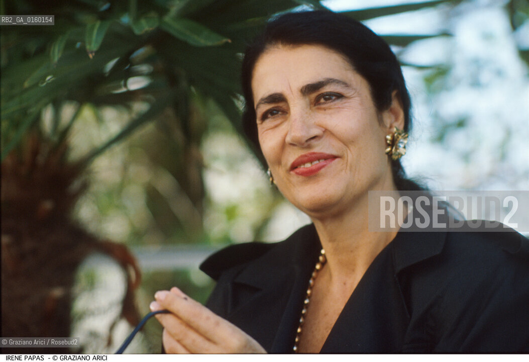 Caption: Nome: .PAPAS IRENE.Descrizione: .CINEMA ATTRICE.Credit: ©Graziano Arici/Rosebud2 / Costo: .A.Nazione: .GRECIA.Cittˆ: ..Data: .1993