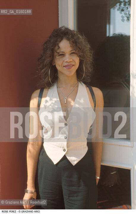Caption: Nome: .PEREZ ROSIE.Descrizione: .CINEMA ATTRICE.Credit: ©Graziano Arici/Rosebud2 / Costo: .A.Nazione: .USA.Cittˆ: ..Data: .1994