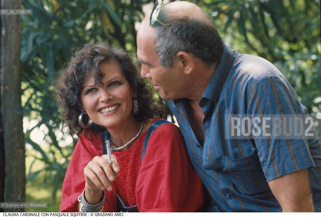 Caption: Nome: .CARDINALE CLAUDIA.Descrizione: .CINEMA ATTRICE/CON IL MARITO REGISTA PASQUALE SQUITIERI.Credit: ©Graziano Arici/Rosebud2 / Costo: .A.Nazione: .ITALIA.Cittˆ: ..Data: .1996