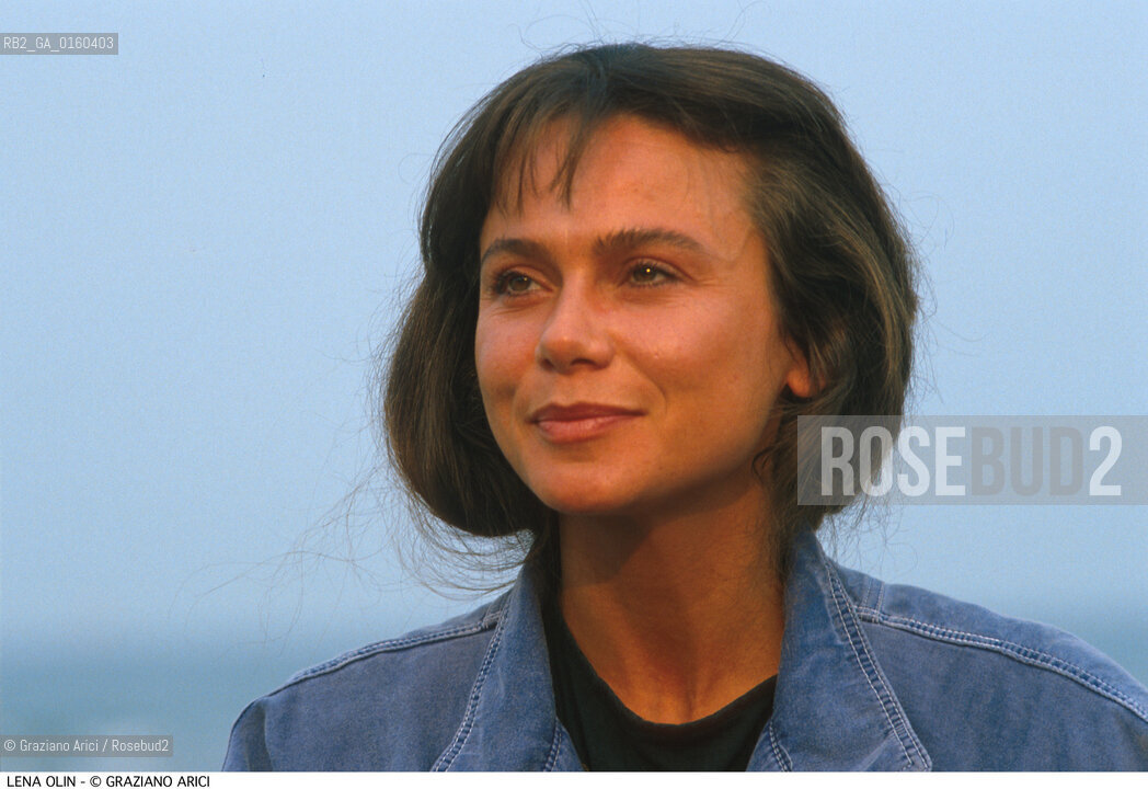 Caption: Nome: .OLIN LENA.Descrizione: .CINEMA ATTRICE.Credit: ©Graziano Arici/Rosebud2 / Costo: .A.Nazione: .SVEZIA.Cittˆ: ..Data: .1989