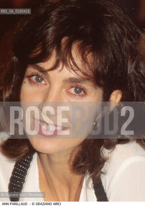 Caption: Nome: .PARILLAUD ANNE.Descrizione: .CINEMA ATTRICE.Credit: ©Graziano Arici/Rosebud2 / Costo: .A.Nazione: .FRANCIA.Cittˆ: ..Data: .1994