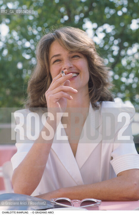Caption: Nome: .RAMPLING CHARLOTTE.Descrizione: .CINEMA ATTRICE.Credit: ©Graziano Arici/Rosebud2 / Costo: .A.Nazione: .GRAN BRETAGNA.Cittˆ: ..Data: .1988