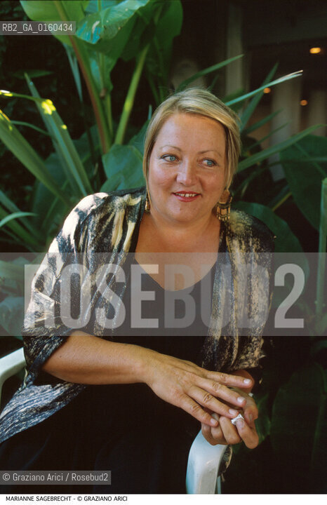 Caption: Nome: .SAGEBRECHT MARIANNE.Descrizione: .CINEMA ATTRICE.Credit: ©Graziano Arici/Rosebud2 / Costo: .A.Nazione: .GERMANIA.Cittˆ: ..Data: .1993