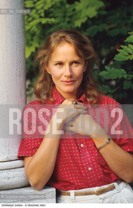 Caption: Nome: .SANDA DOMINIQUE.Descrizione: .alias DOMINIQUE VARAIGNE/CINEMA ATTRICE.Credit: ©Graziano Arici/Rosebud2 / Costo: .A.Nazione: .FRANCIA.Cittˆ: ..Data: .1989