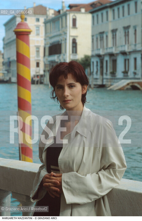 Caption: Nome: .MAZZANTINI MARGARET.Descrizione: .LETTERATURA SCRITTRICE ATTRICE TEATRO/A VENEZIA.Credit: ©Graziano Arici/Rosebud2 / Costo: .A.Nazione: .ITALIA.Cittˆ: .VENEZIA.Data: .1996