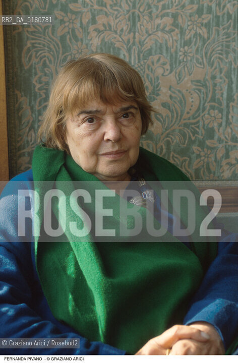 Caption: Nome: .PIVANO FERNANDA.Descrizione: .LETTERATURA AMERICANA CRITIC0 TRADUTTRICE SAGGISTA.Credit: ©Graziano Arici/Rosebud2 / Costo: .A.Nazione: .ITALIA.Cittˆ: ..Data: .1996