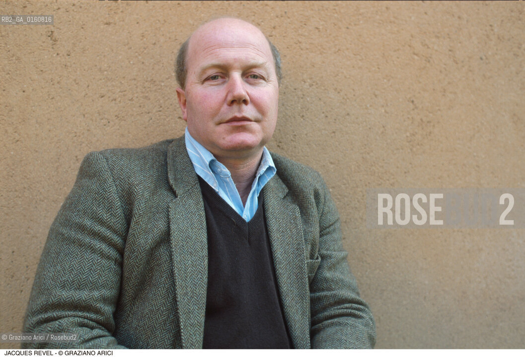 Caption: Nome: .REVEL JACQUES.Descrizione: .STORICO SAGGISTA.Credit: ©Graziano Arici/Rosebud2 / Costo: .A.Nazione: .FRANCIA.Cittˆ: ..Data: .1997