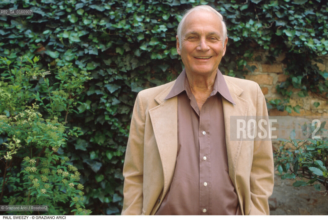 Caption: Nome: .SWEEZY PAUL.Descrizione: .ECONOMIA ECONOMISTA MARXISTA SAGGISTA DIRETTORE MONTHLY REVIEW .Credit: ©Graziano Arici/Rosebud2 / Costo: .A.Nazione: .USA.Cittˆ: ..Data: .1989