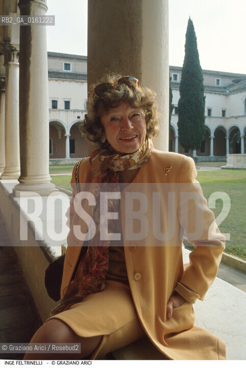 Caption: Nome: .FELTRINELLI INGE.Descrizione: .LETTERATURA EDITORE ALLA FONDAZIONE GIORGIO CINI.Credit: ©Graziano Arici/Rosebud2 / Costo: .A.Nazione: .ITALIA.Cittˆ: ..Data: .1990