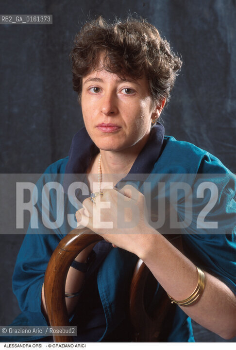 Caption: Nome: .ORSI ALESSANDRA.Descrizione: .LETTERATURA SCRITTRICE GIORNALISTA.Credit: ©Graziano Arici/Rosebud2 / Costo: .A.Nazione: .ITALIA.Cittˆ: ..Data: .1996